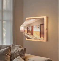 3D wall lamp