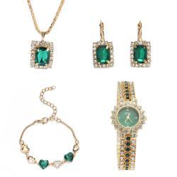Emerald four-piece set