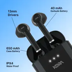Kora Novapods Wireless 5.0 Earbuds, Type C