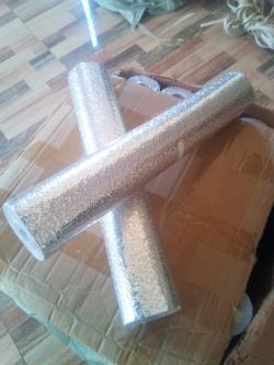 Silver surface sticker