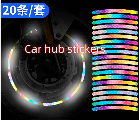 Car hub stickers