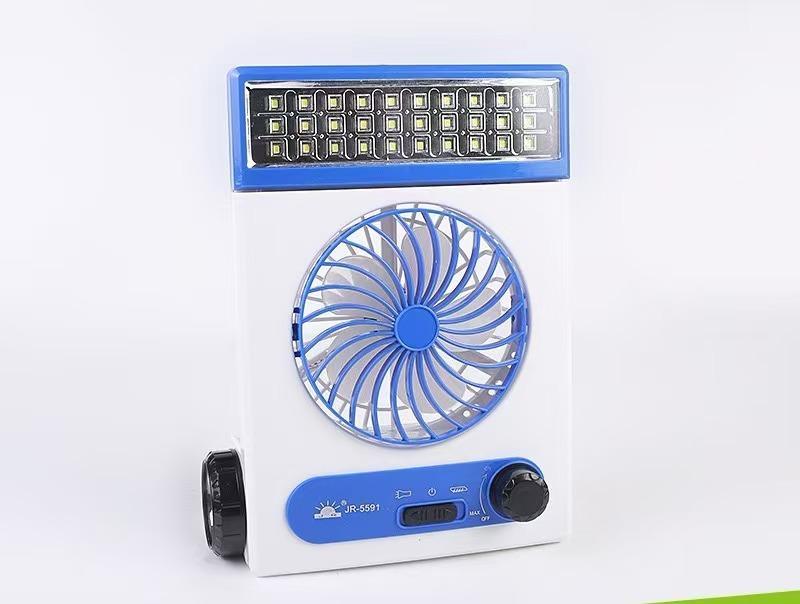 Solar LED fan