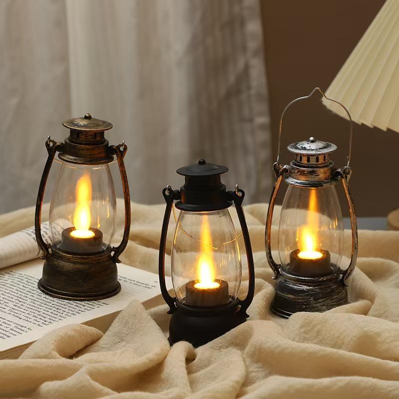 LED retro small lantern