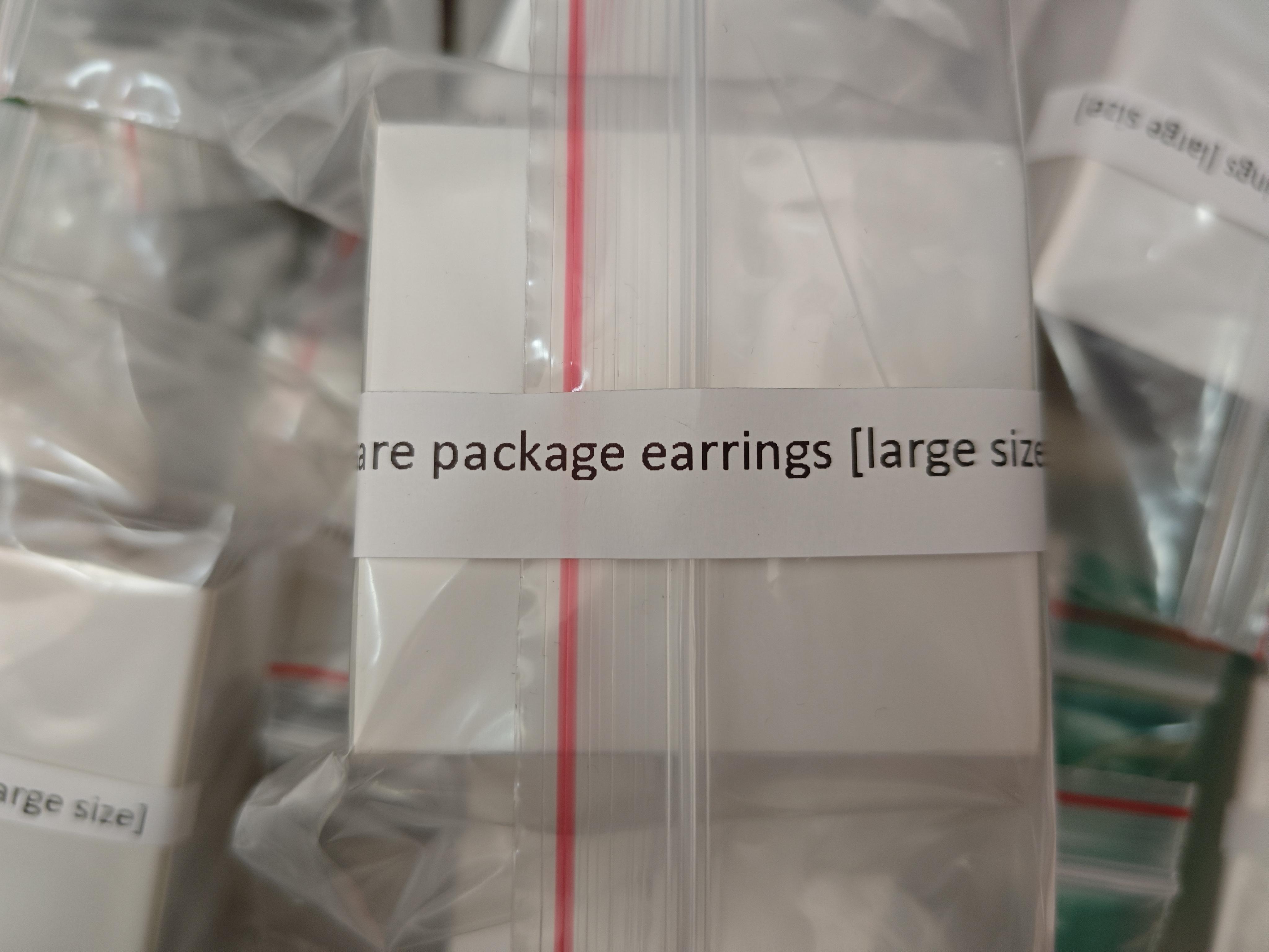 Square stud earrings - one carat