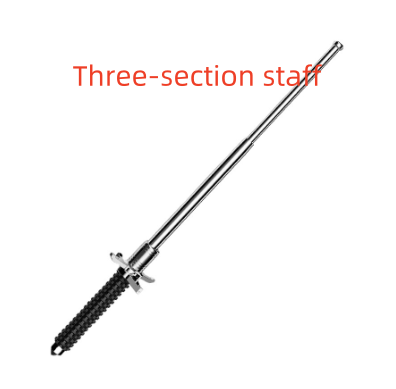 Three-section staff