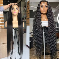 Wig Black Deep Wave