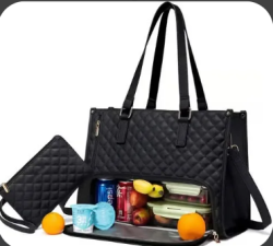 Lunch Tote Bag for Women + Wallet