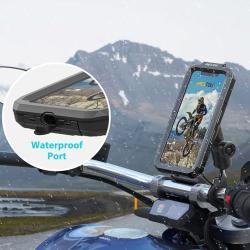 Motorcycle Phone Holder Mirror Mount